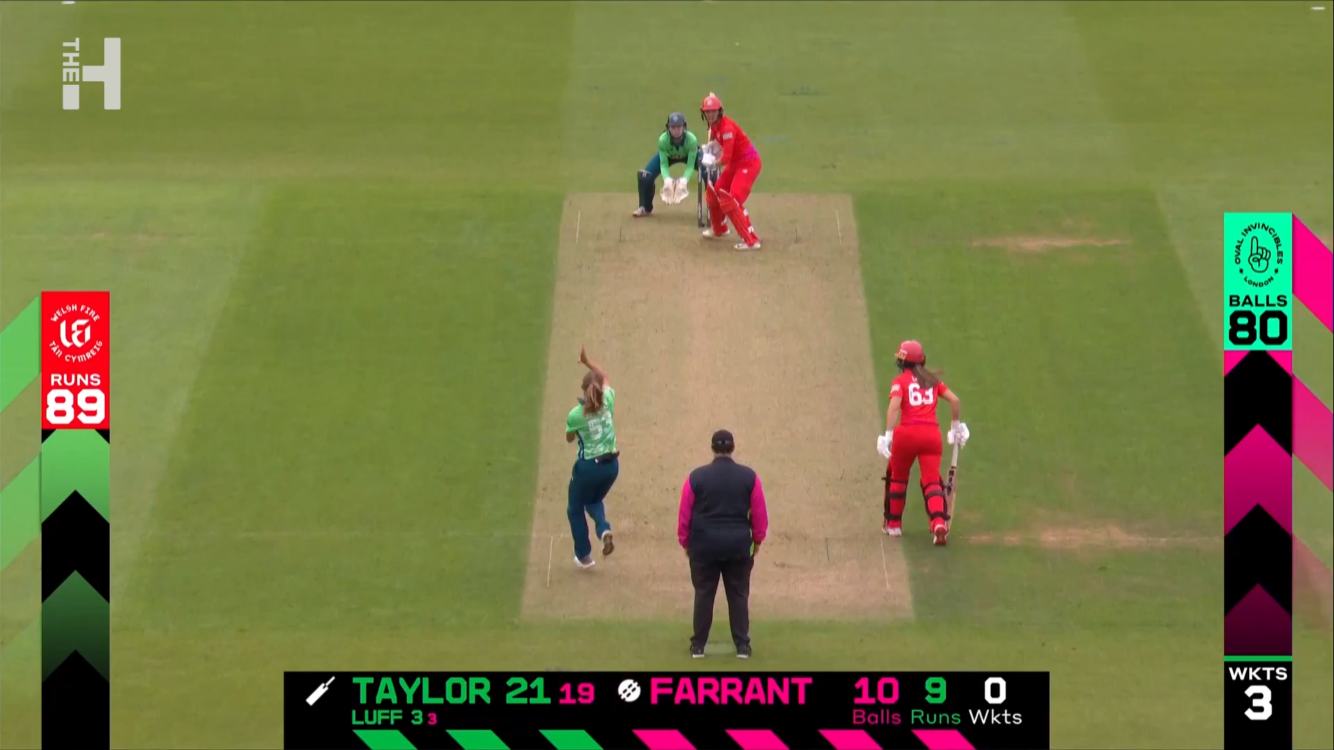 Sarah Taylor plays a stunning hockey shot