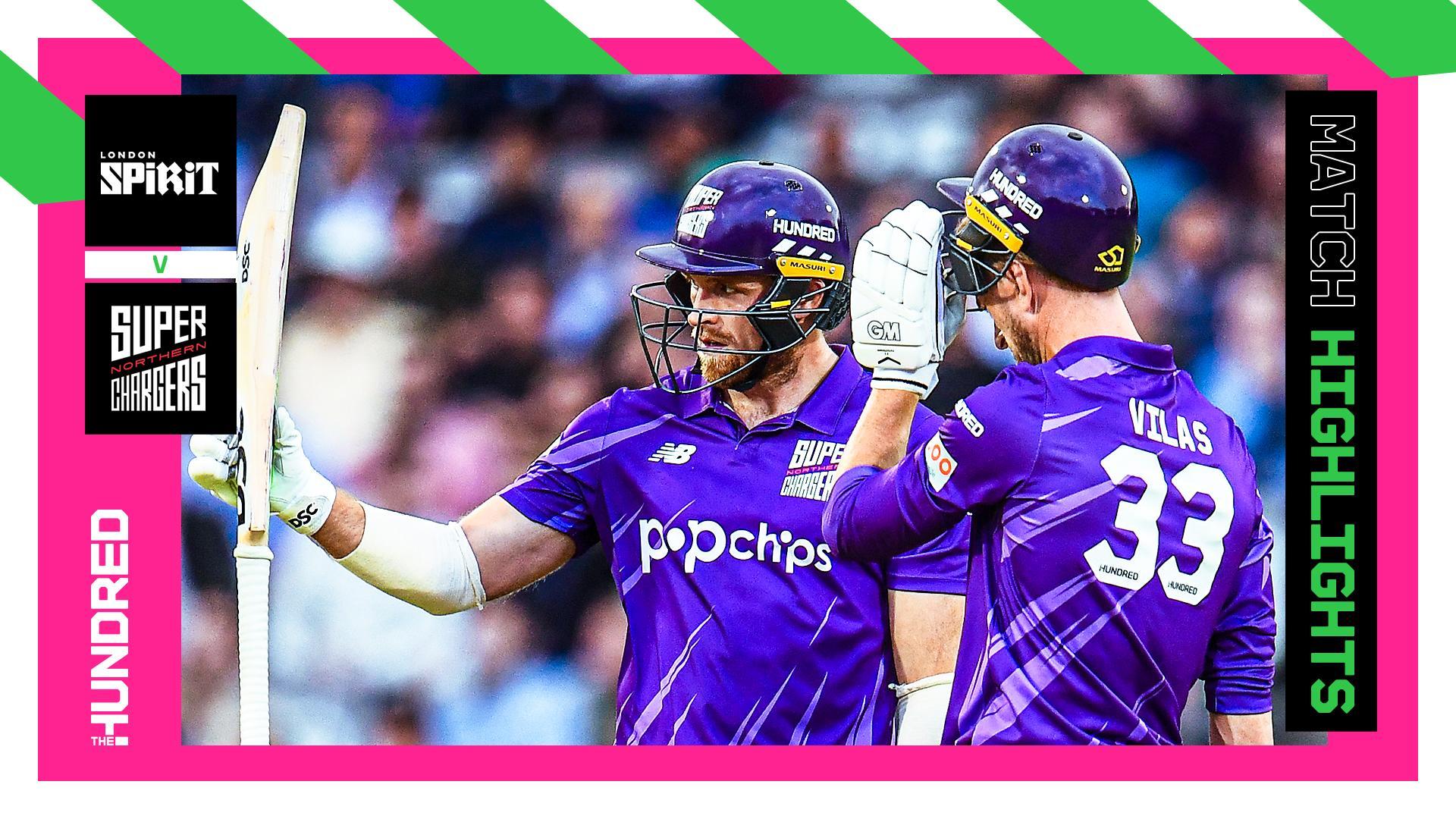 London Spirit v Northern Superchargers Men's Highlights