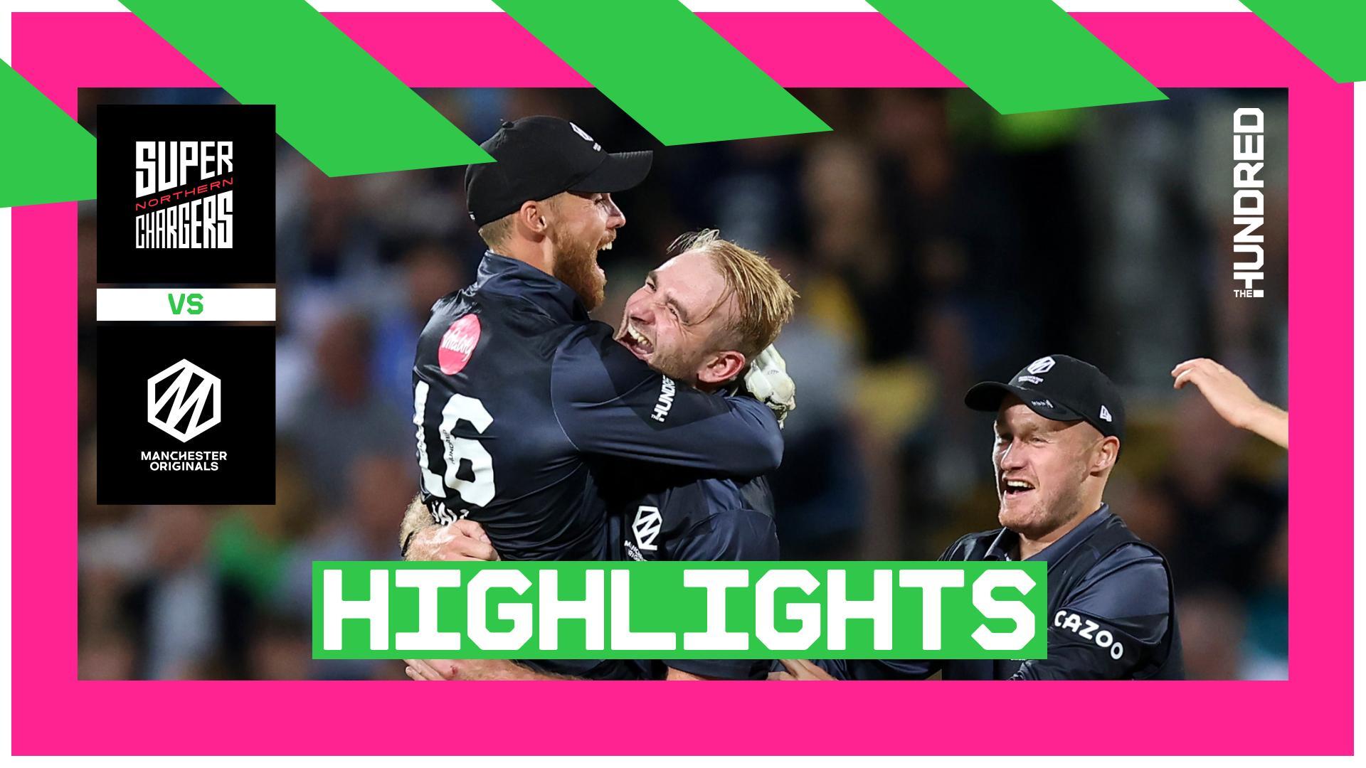 Northern Superchargers vs Manchester Originals Men's Highlights 2022