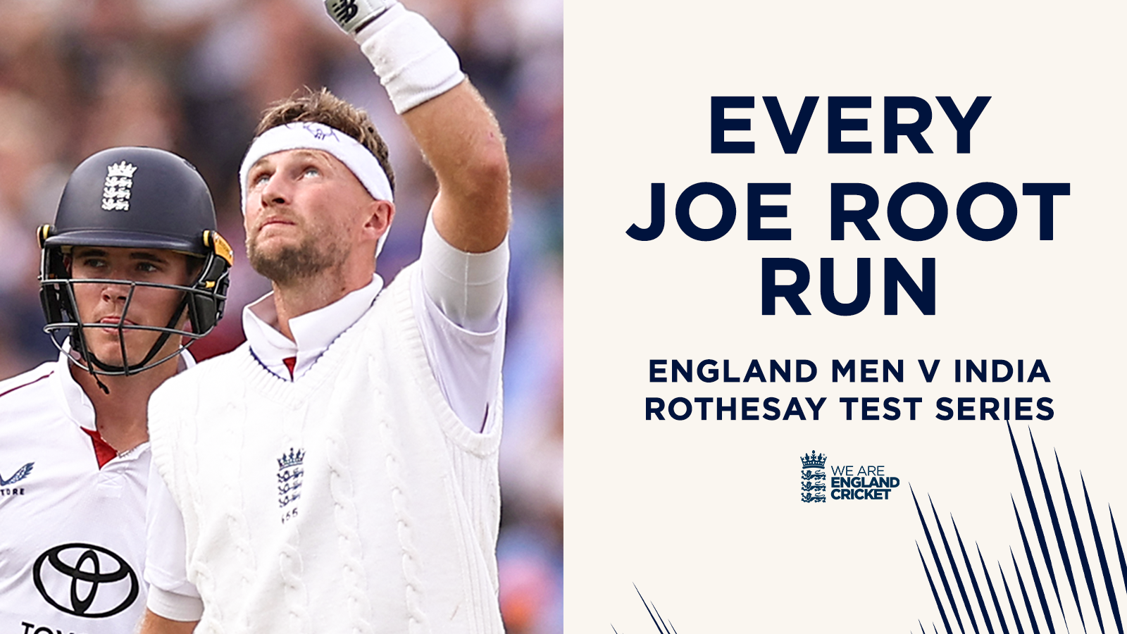 Every Joe Root run from the England Men v India Rothesay Test Series