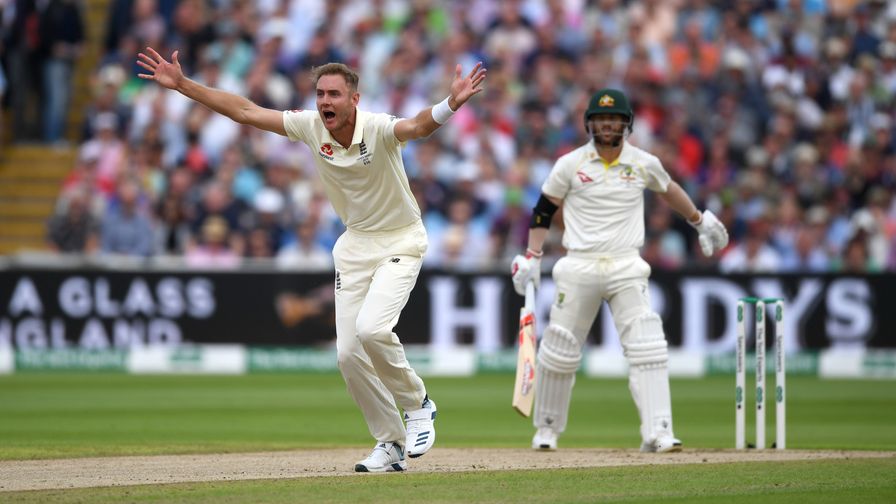 Watch all seven times Stuart Broad dismissed David Warner this summer