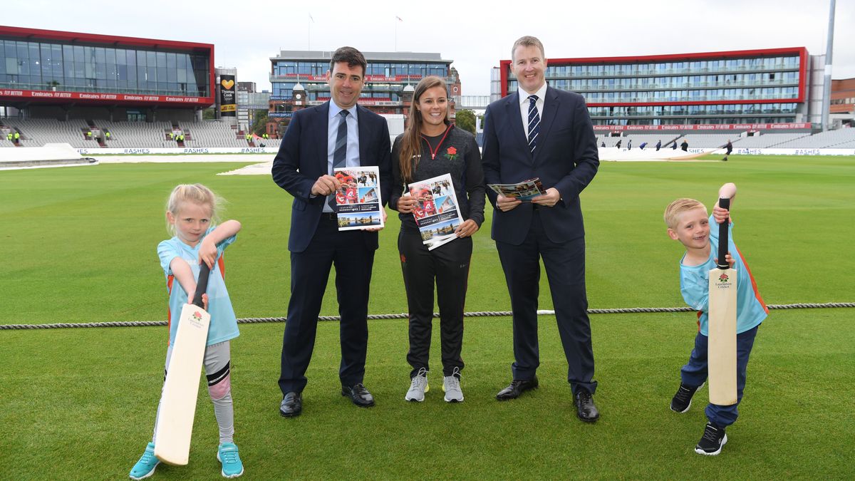 Lancashire and England cricketer Alex Hartley and Lancashire CEO Daniel Gidney were also present at the launch