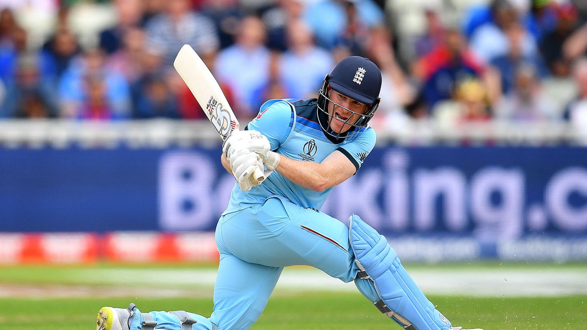 England's World Cup winning captain Eoin Morgan. Will he be picked up as local icon or picked in The Hundred Draft?