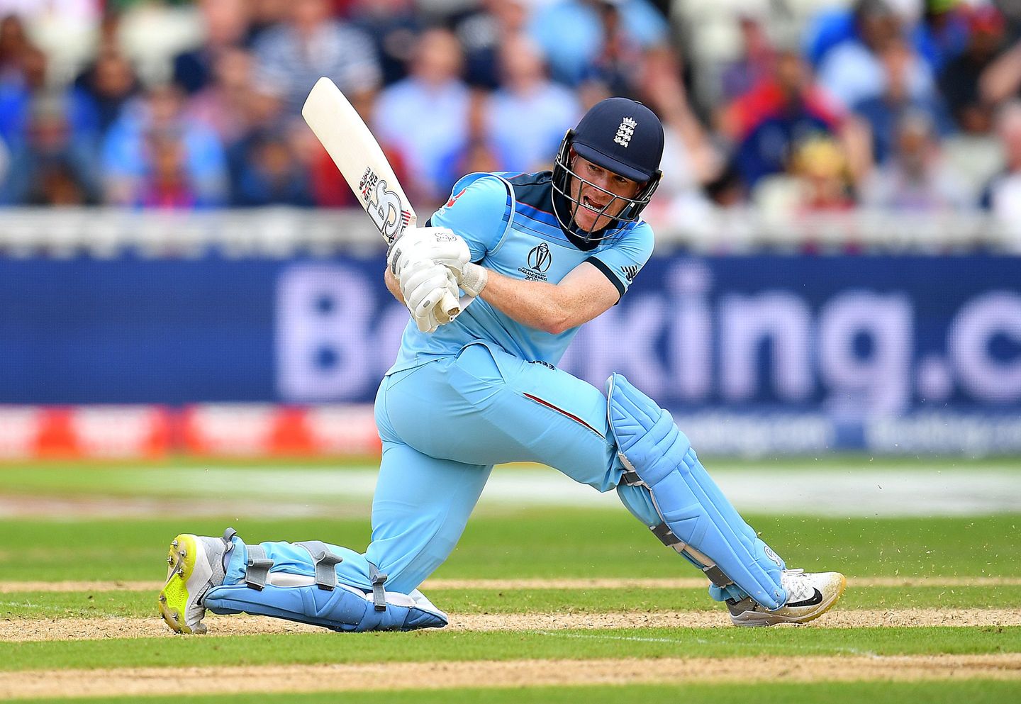 England's World Cup winning captain Eoin Morgan. Will he be picked up as local icon or picked in The Hundred Draft?
