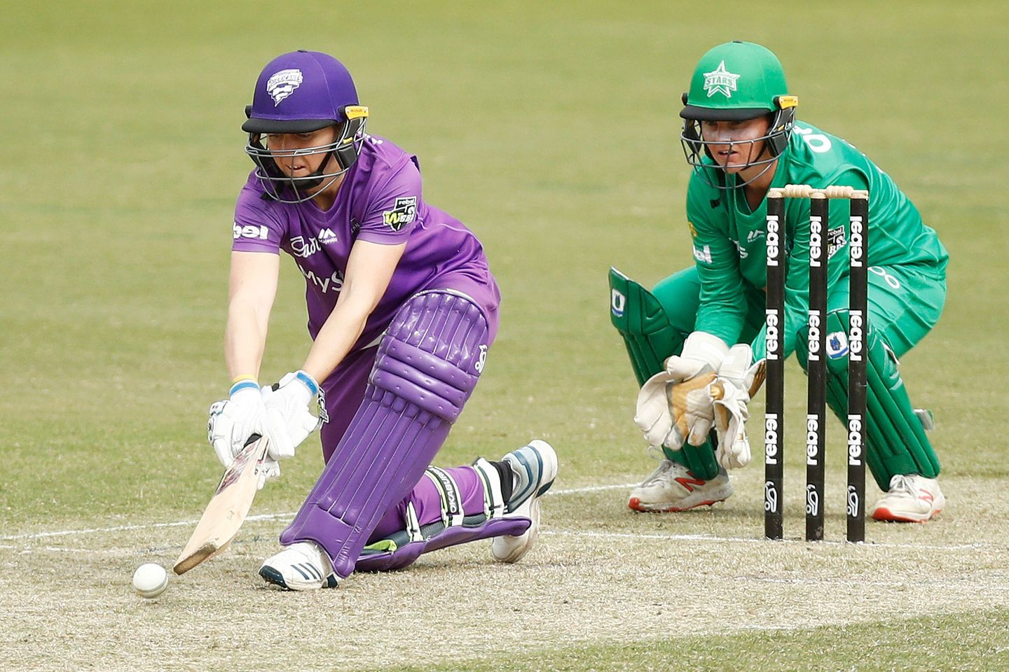 Heather Knight is representing Hobart Hurricanes in the WBBL