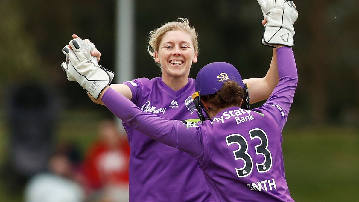 England's captain Heather Knight is with the Hobart Hurricanes.