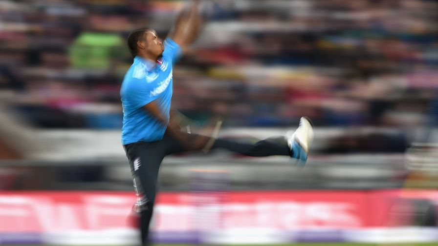 Sri Lanka 67 all out. Chris Jordan 5-29.