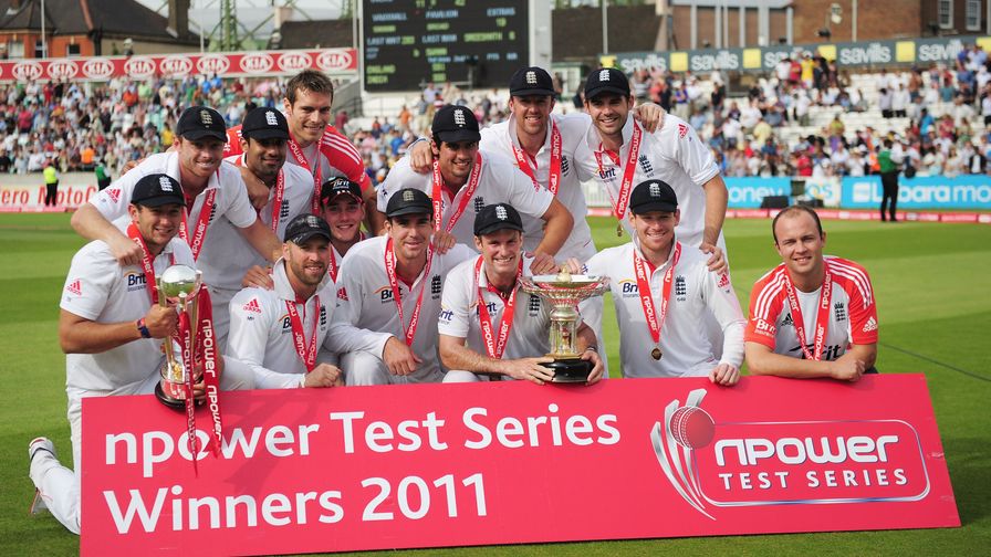 On top of the world! After a series win over India, England become the number one Test team in the world.