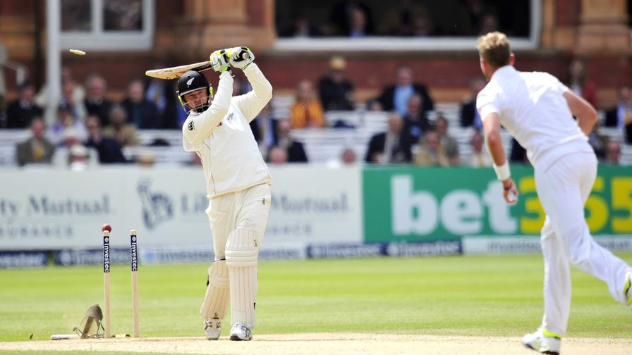 The magnificent seven! Broad takes 7-44 to bowl England to victory over New Zealand.