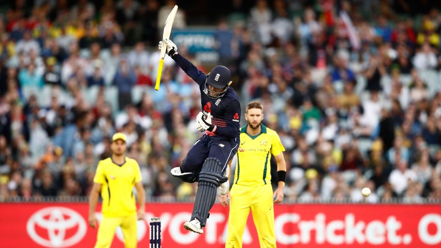 Jason Roy hits 180 at the MCG. The highest individual ODI score by an Englishman.