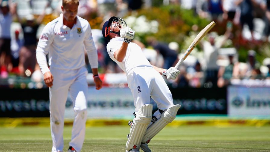 It means so much. Jonny Bairstow scores his first Test match century.