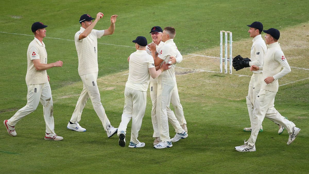 England Lions celebrate a wicket during their match with Australia A
