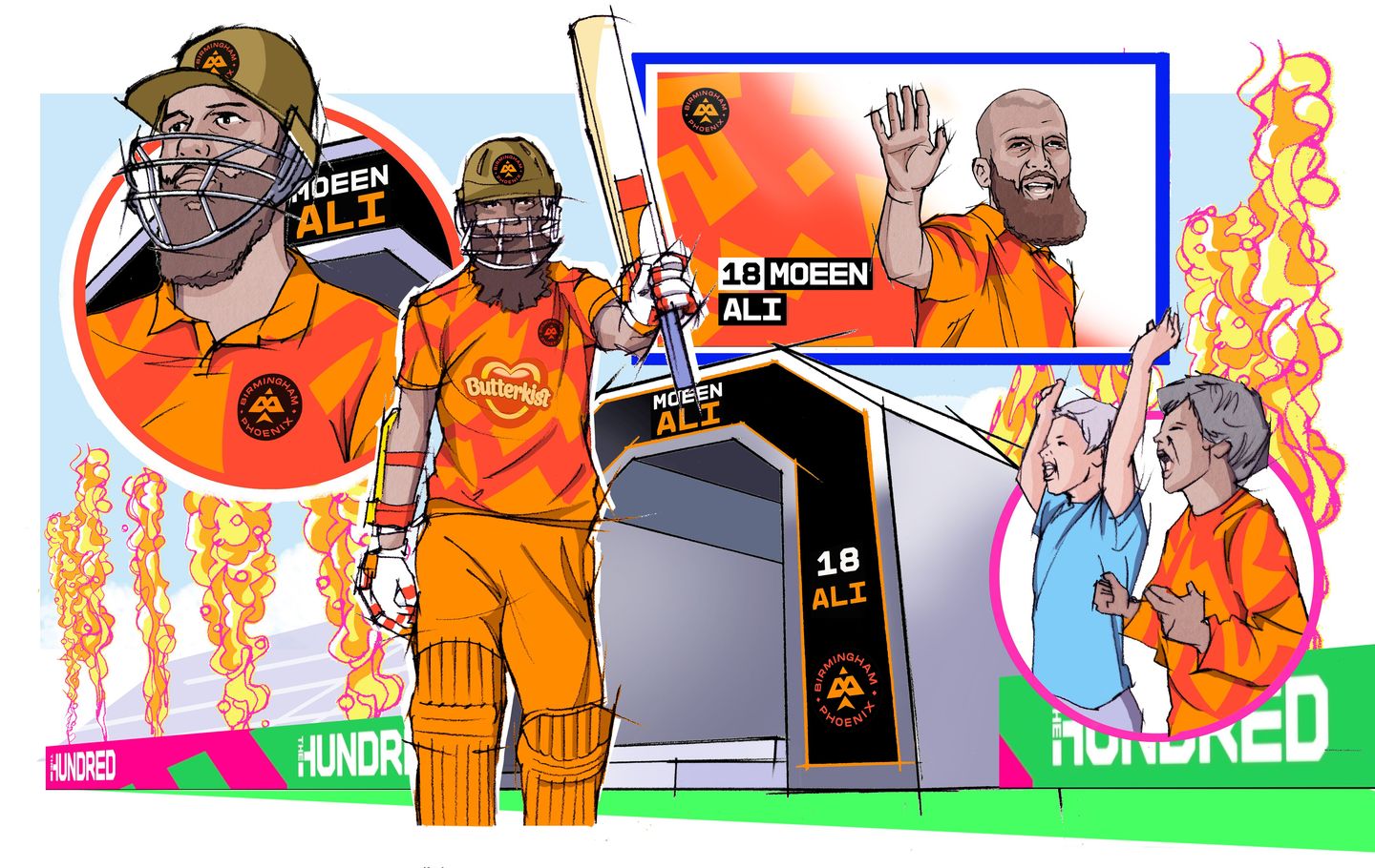 Welcome your heroes into the playing area with a huge cheer!