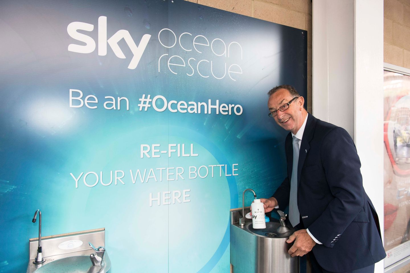 Water bottle refilling stations