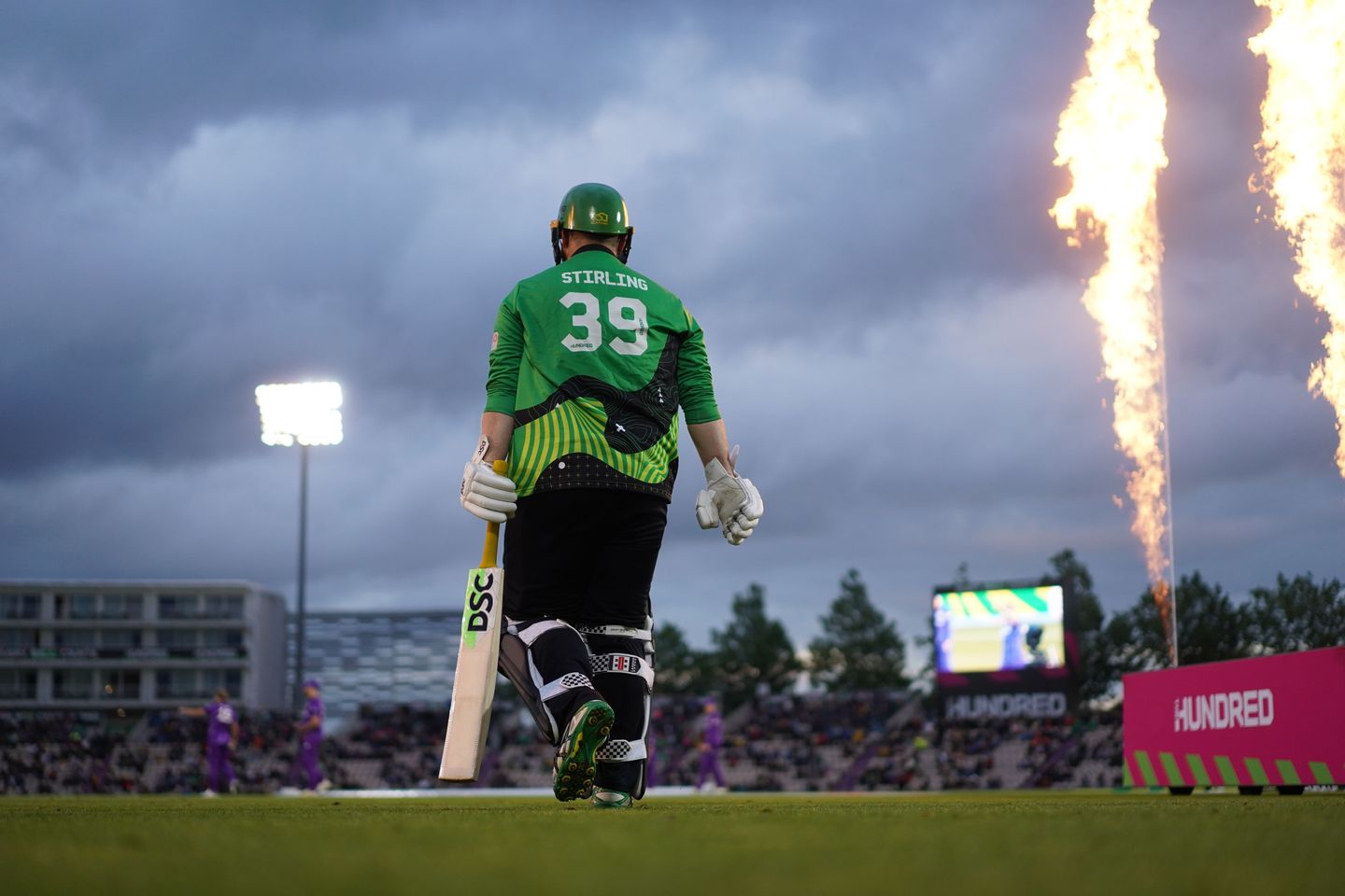 Paul Stirling walks out to bat for Southern