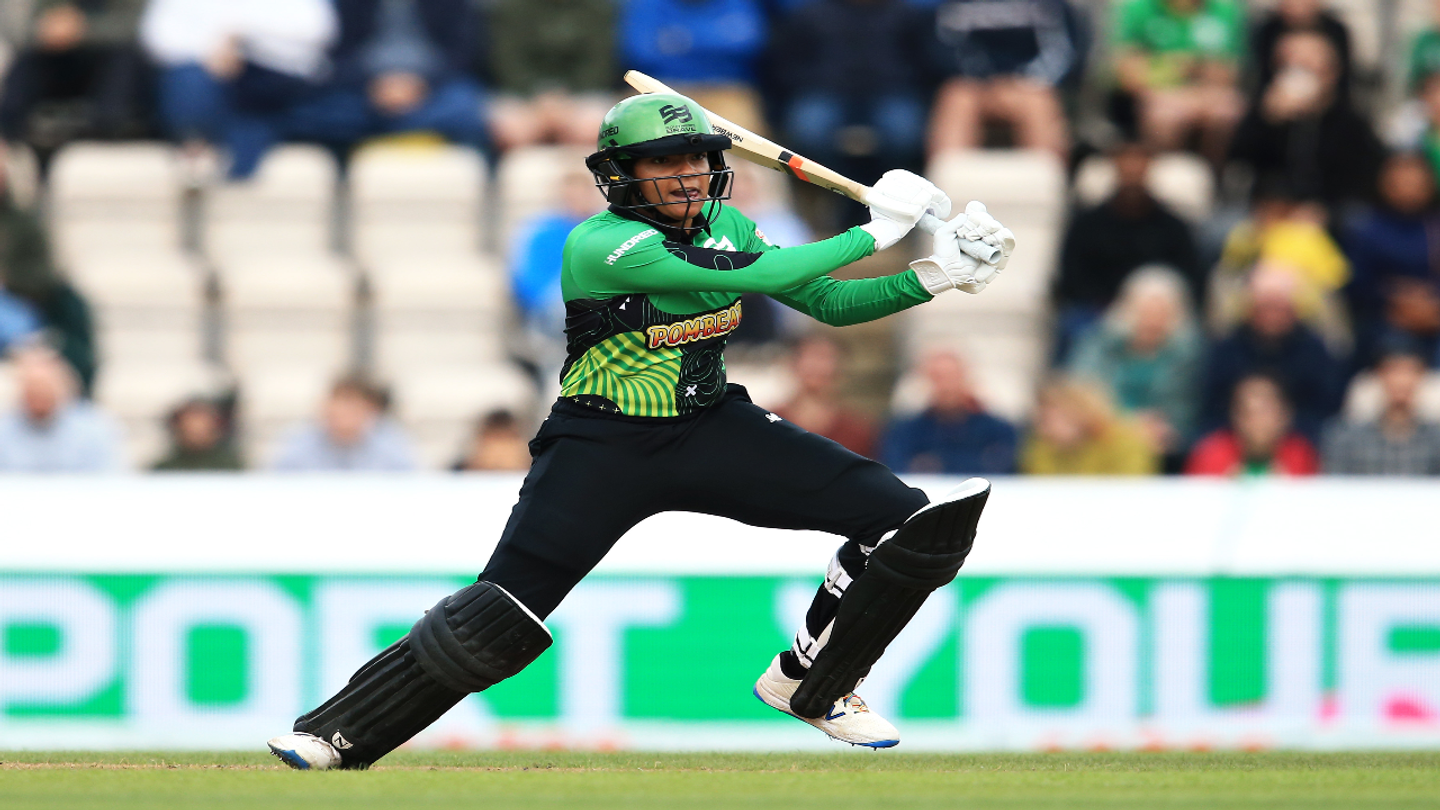 Sophia Dunkely was inspired in the Brave's run chase despite the rain