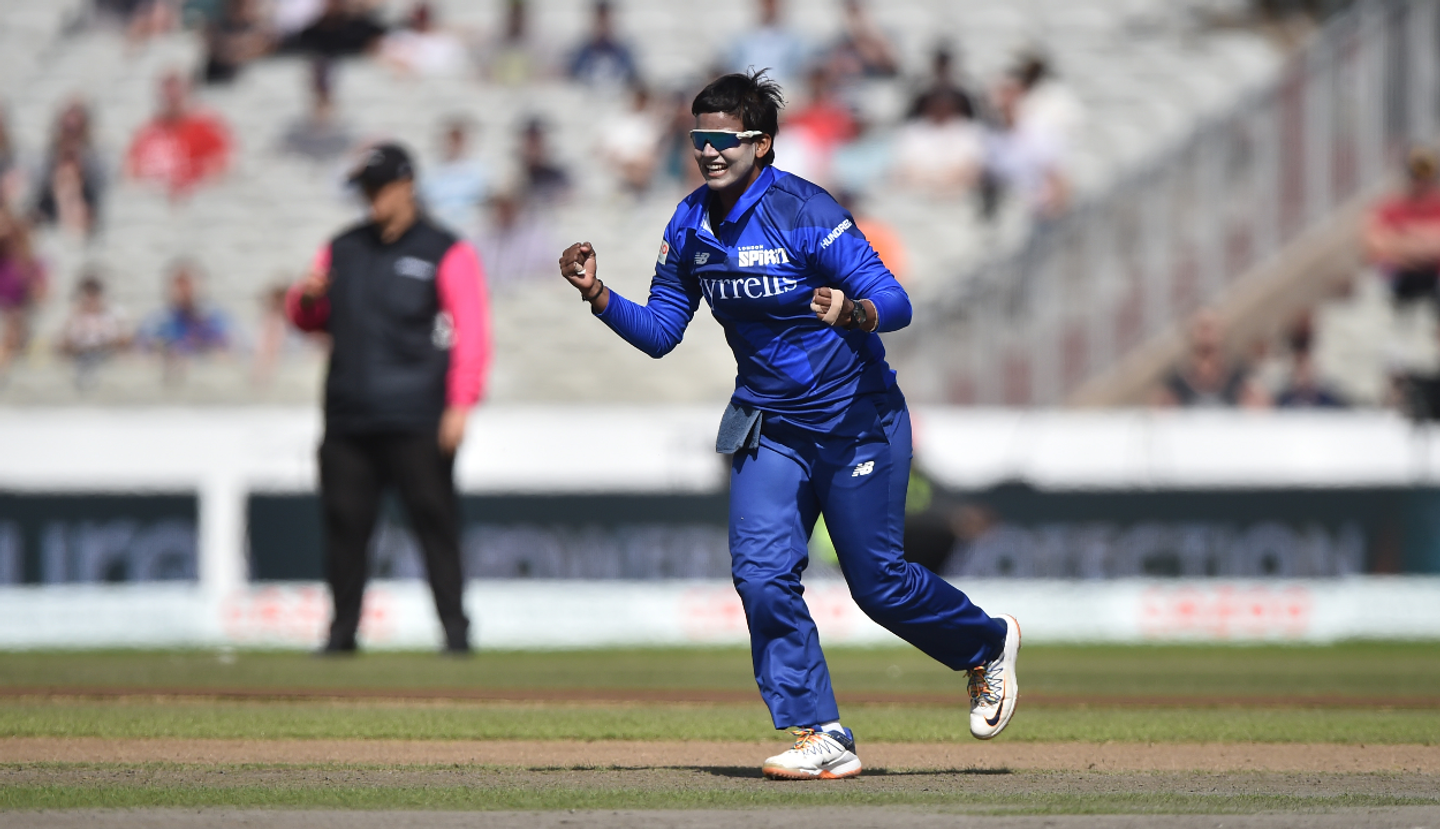 Deepti Sharma has taken eight wickets in the tournament so far