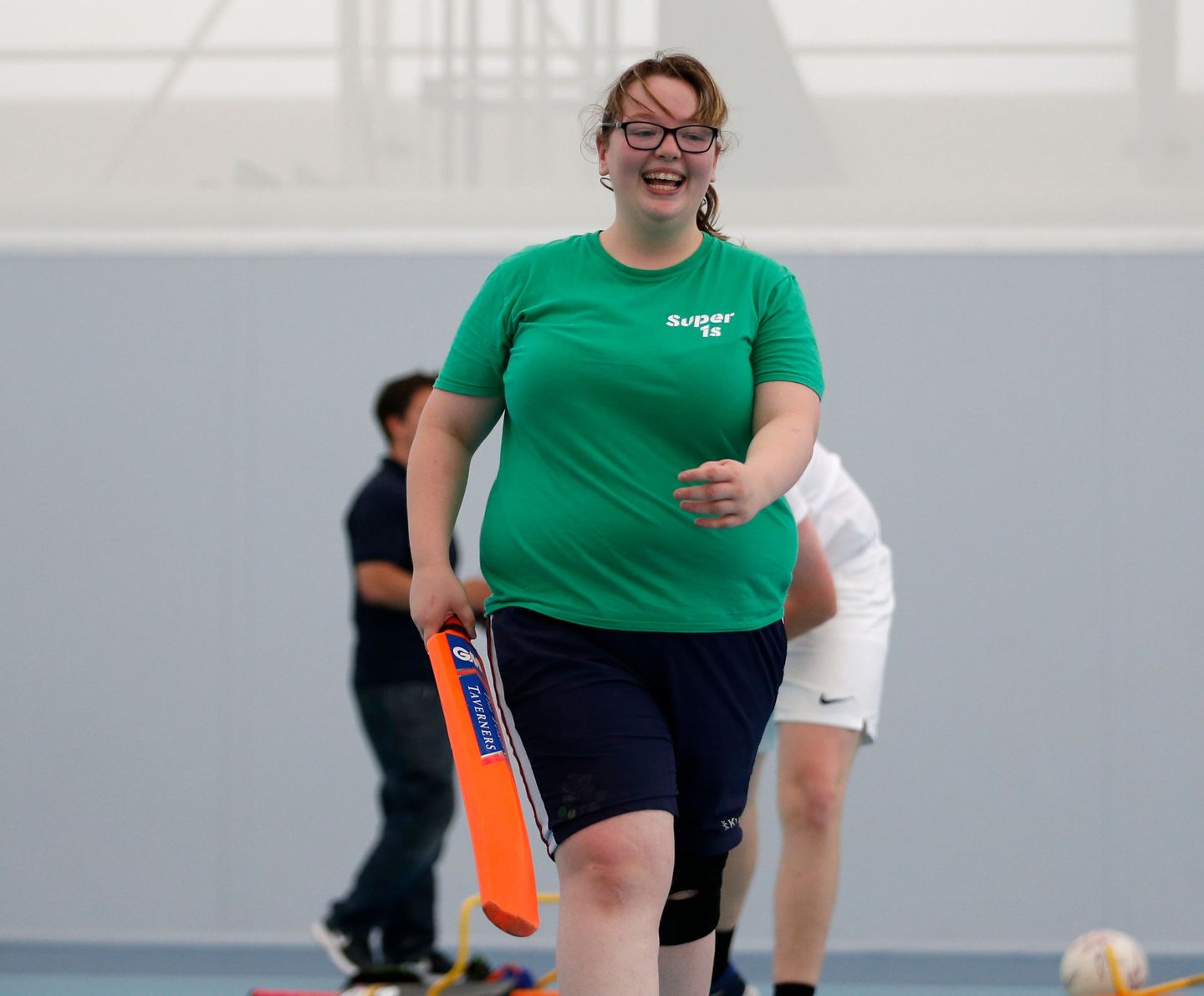 Sarah Jenkins takes part in a Super 1s session