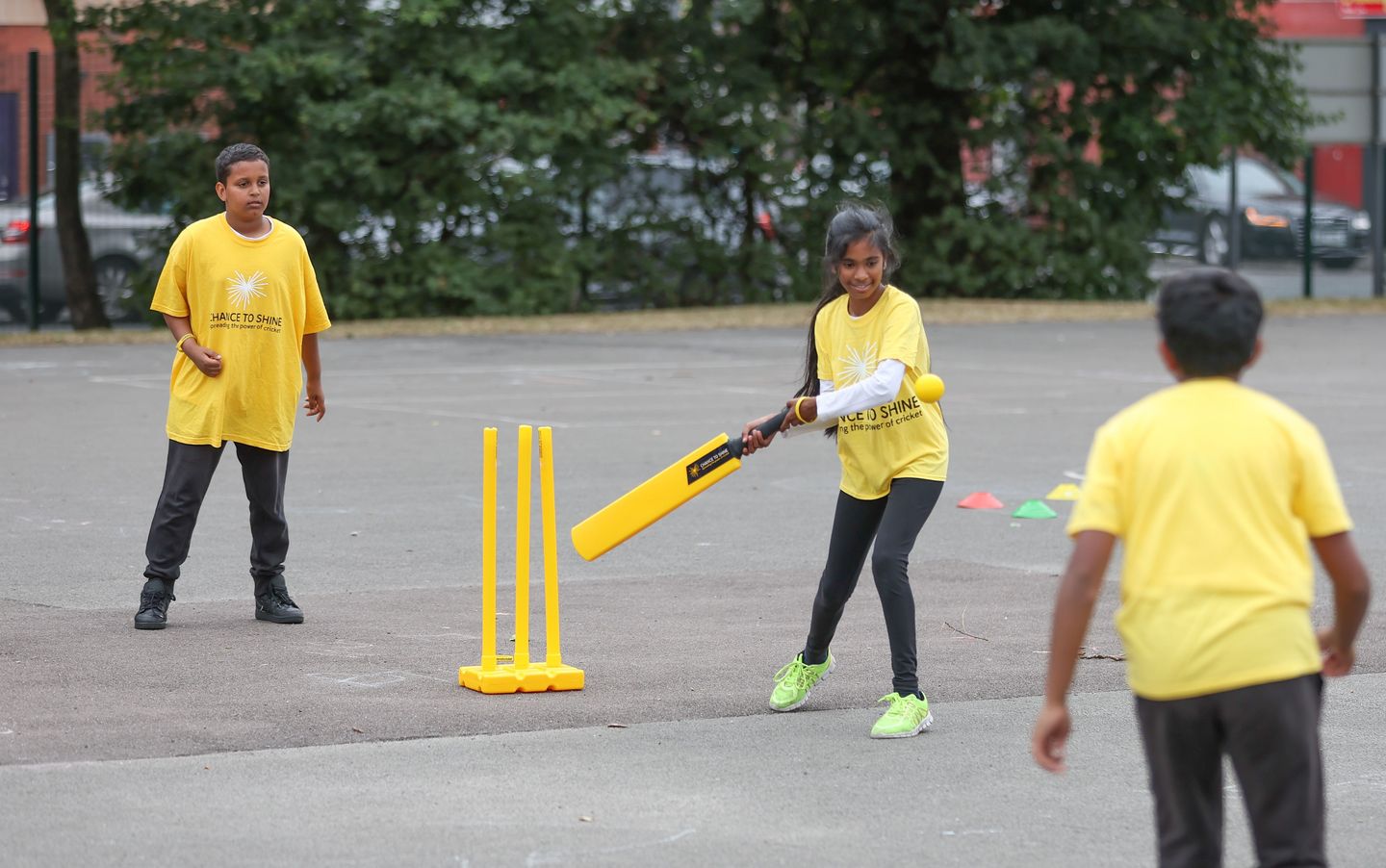 Nine-year-old Dhanya from Claremont Primary School in Manchester this week became Chance To Shine's six millionth participant