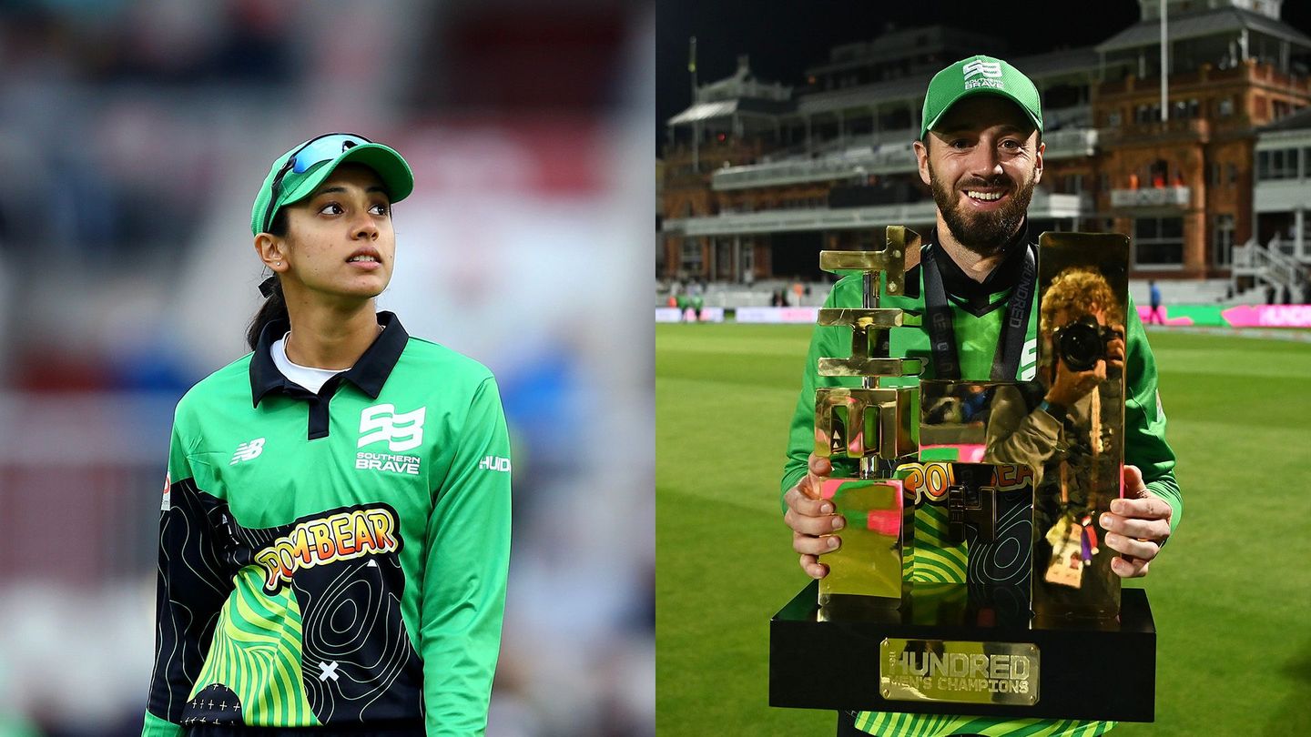 Southern Brave's Smriti Mandhana and James Vince