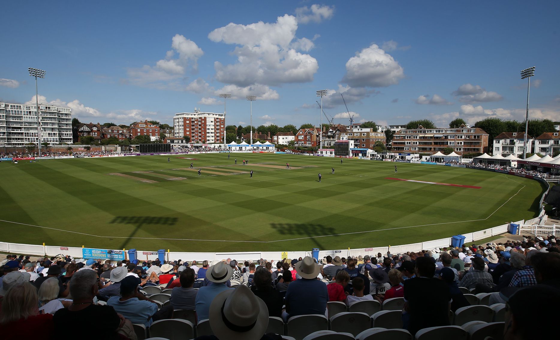 Sussex CCC in action at the 1st Central County Ground Hove.
