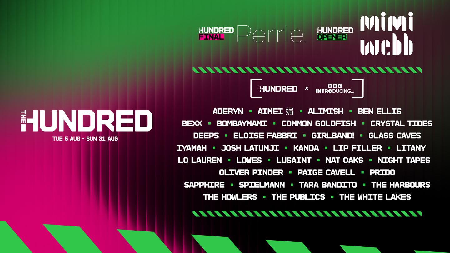 The Hundred 2025 music lineup