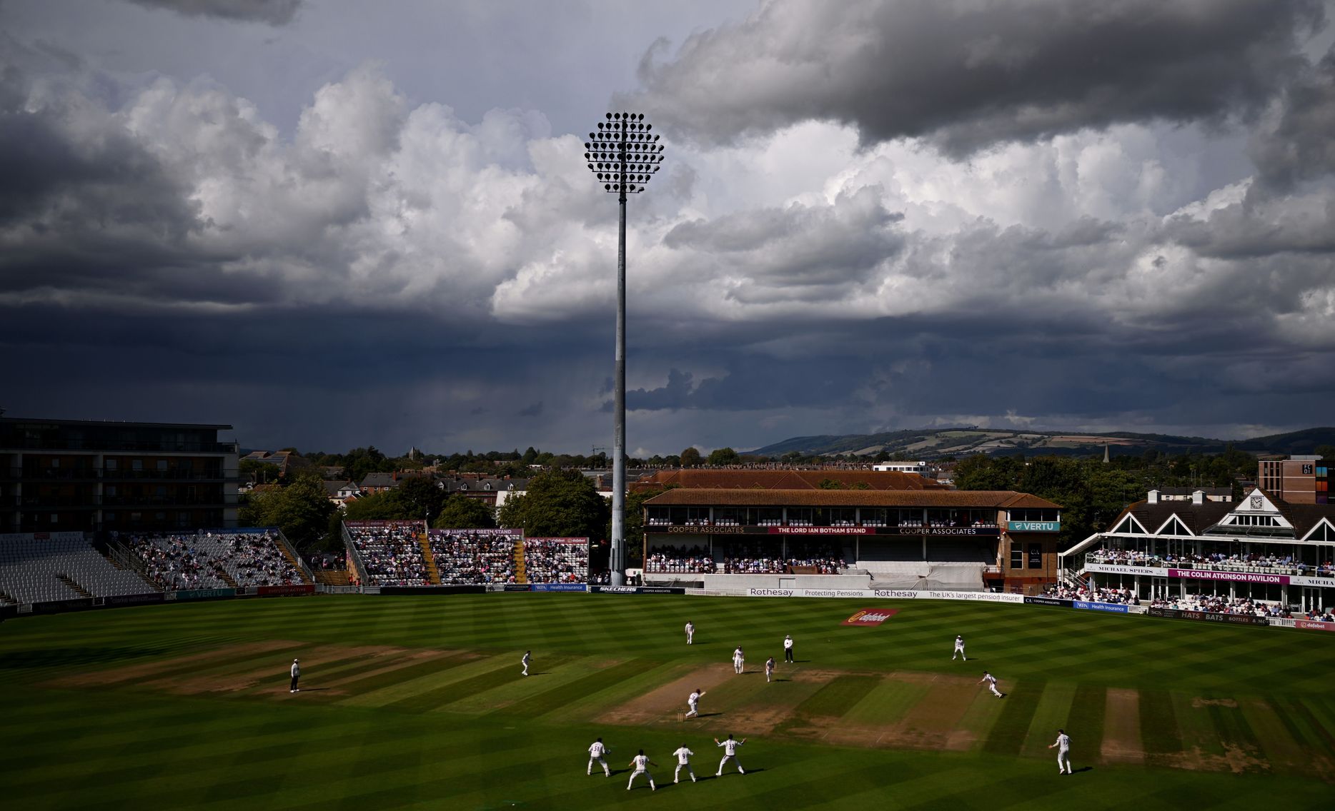 A general view of Taunton, home of Somerset CCC