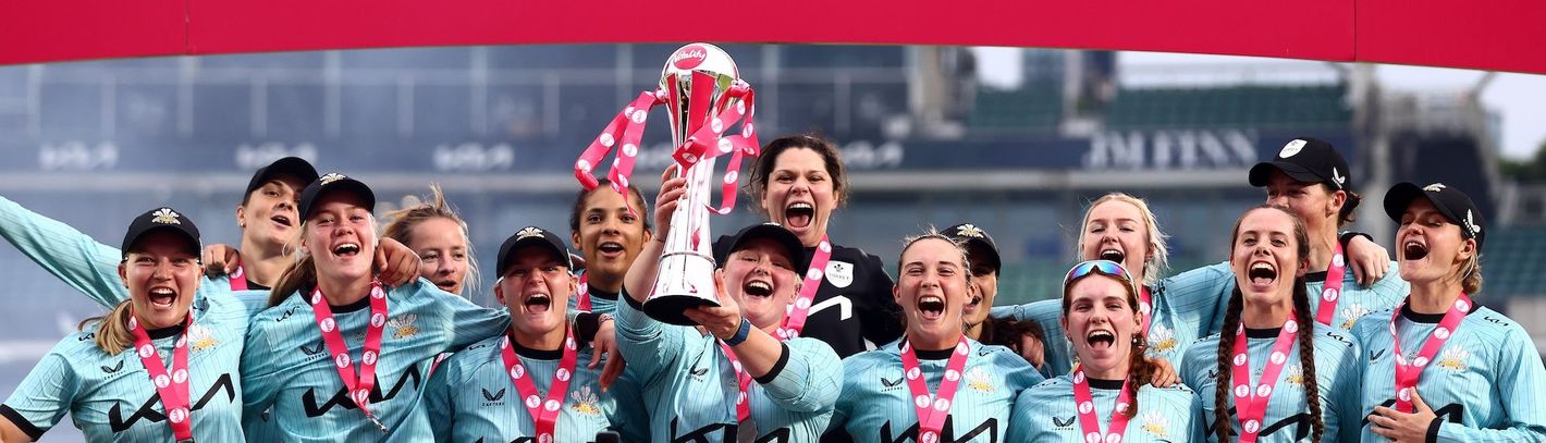 Surrey Women win the 2025 Vitality Blast