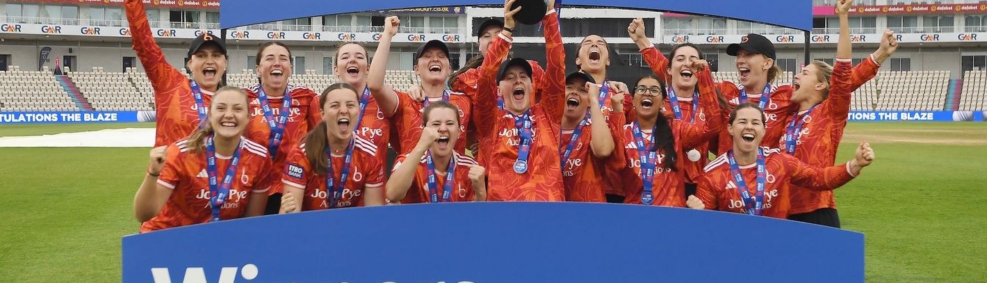 The Blaze lift the 2026 Mero Bank On ay Cup trophy
