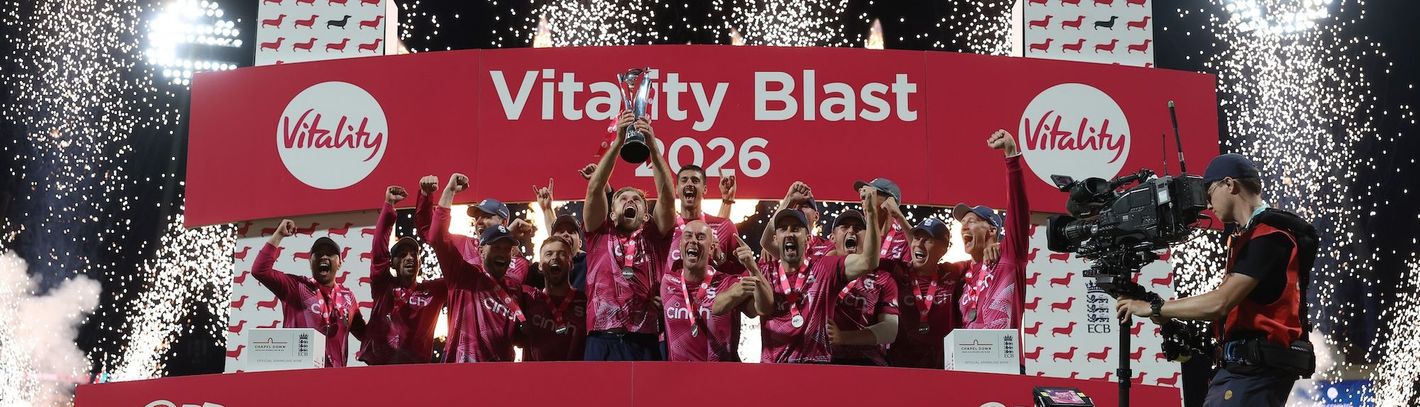 Northamptonshire lift the 2026 Vitality Blast trophy