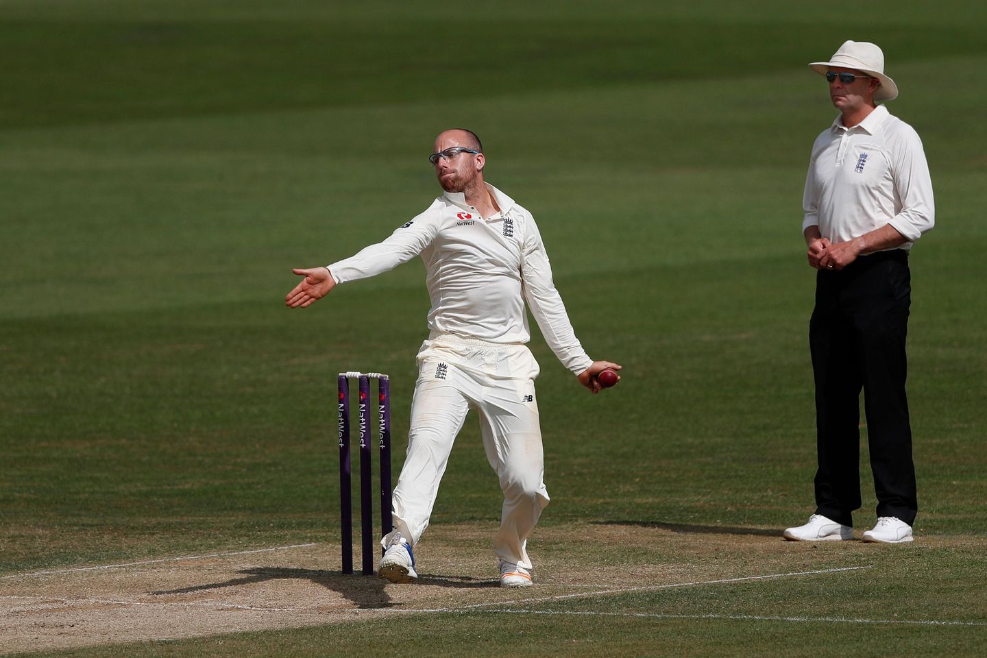 Leach took 18 wickets in England Lions' three-match tour against West Indies